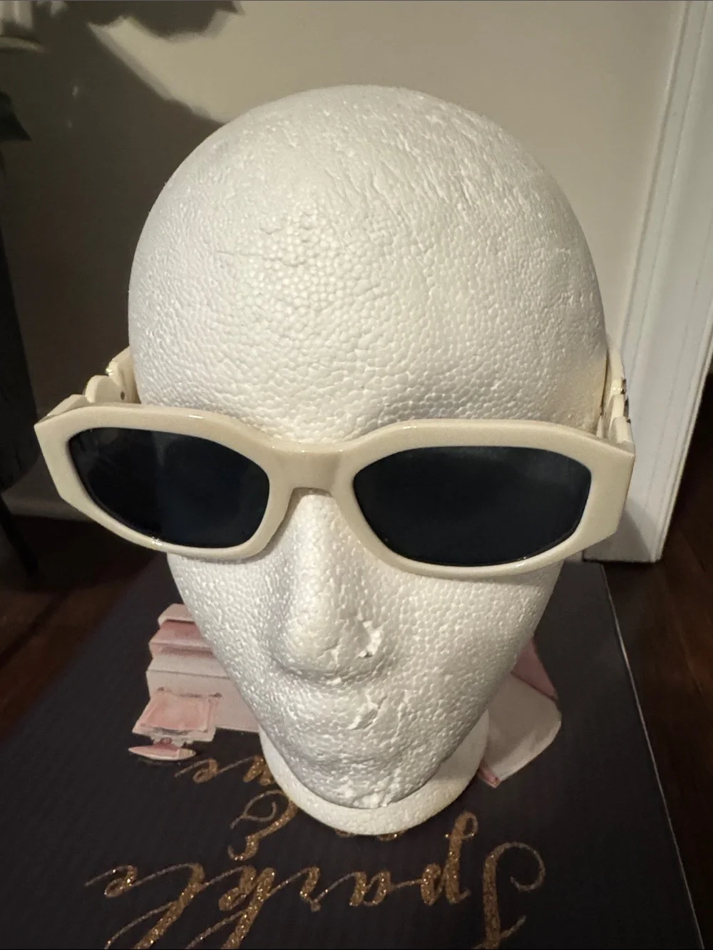 Cream Fashion Sunglasses   *****Not Versace*****